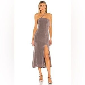 Damia Dress by LPA in Taupe